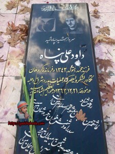 قبر شهید محمود علی پناه